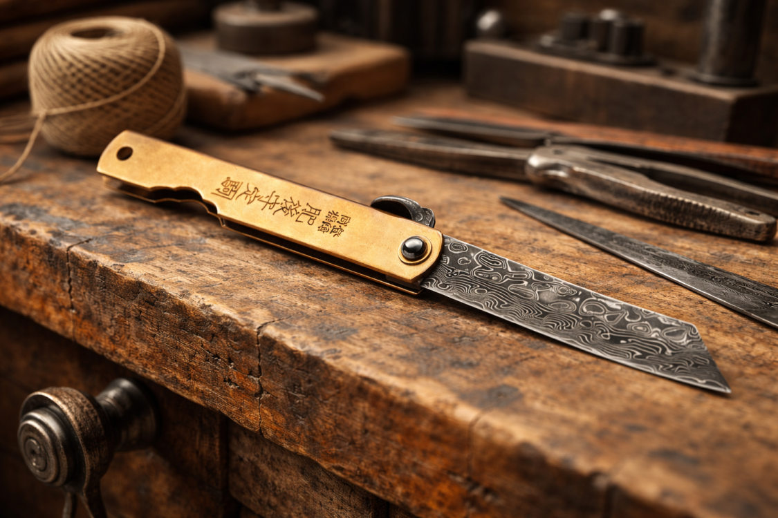 Higonokami Hoseki Damascus
