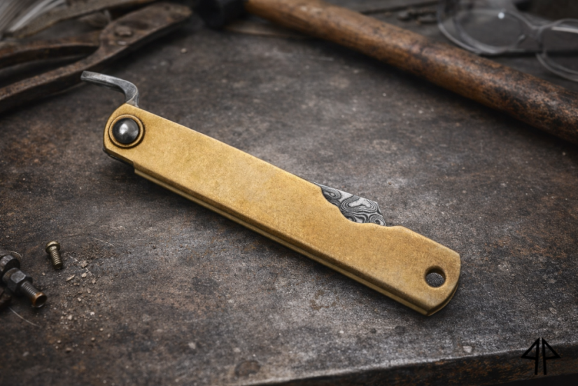 Higonokami Hoseki Damascus